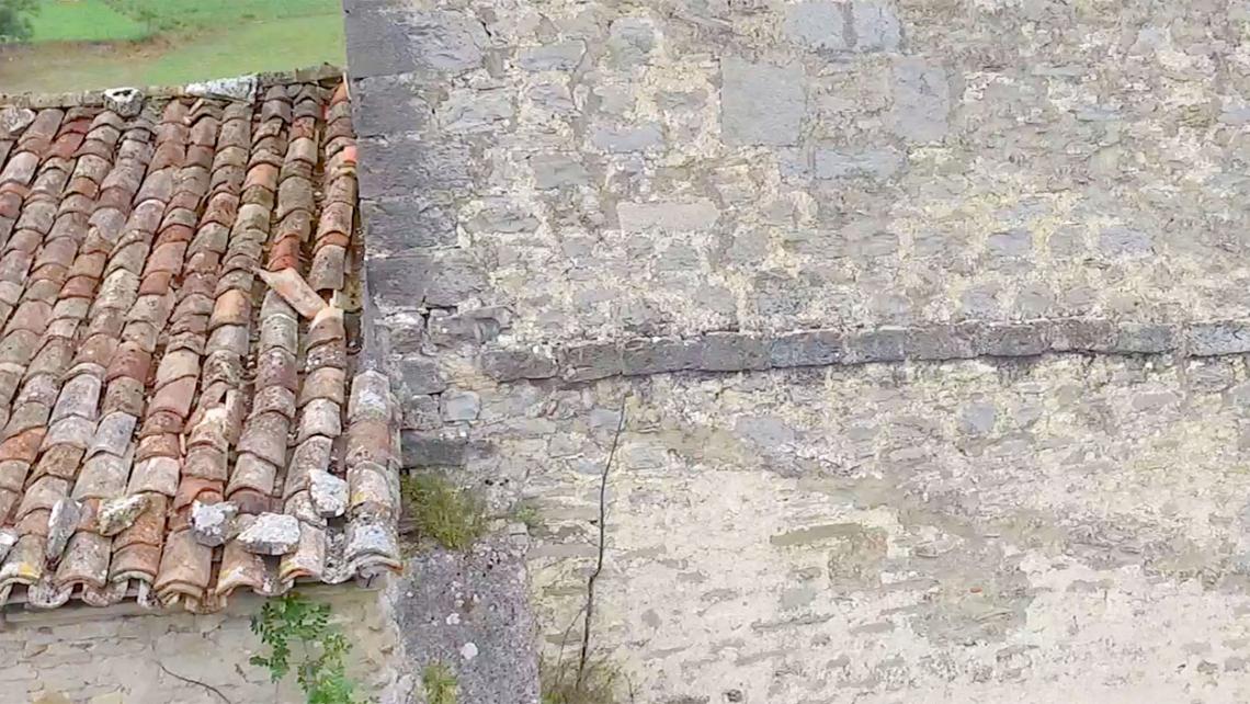 Desperfectos tejados fachadas dron (drones)